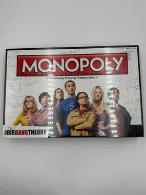 Monopoly Big Bang Theory Edition Board Game Sealed Collectible Property Trading